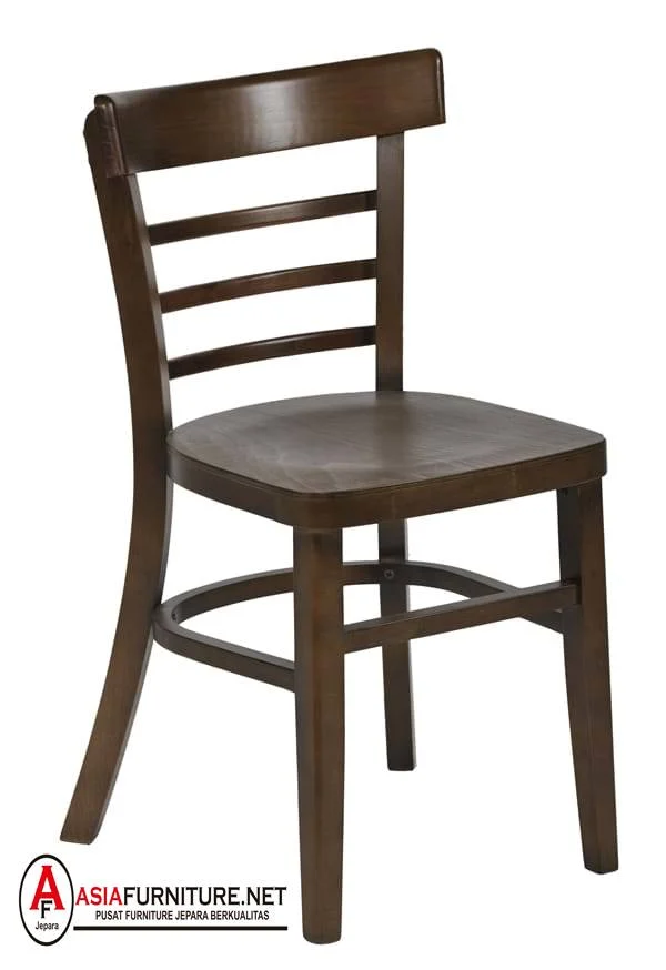 Kursi Cafe Kayu Sandaran Jari Jari