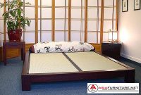 Tempat Tidur Kayu Jati Model Jepang
