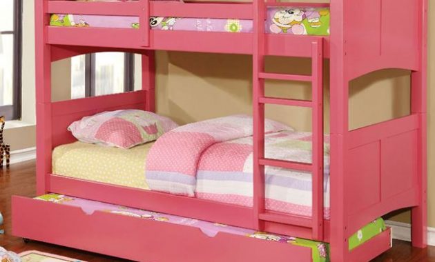 Tempat Tidur Susun Perempuan Pink