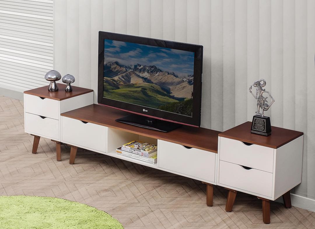 meja tv minimalis modern mebel jepara - asia furniture jepara