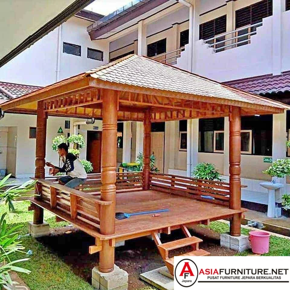 Gazebo Taman Sekolah