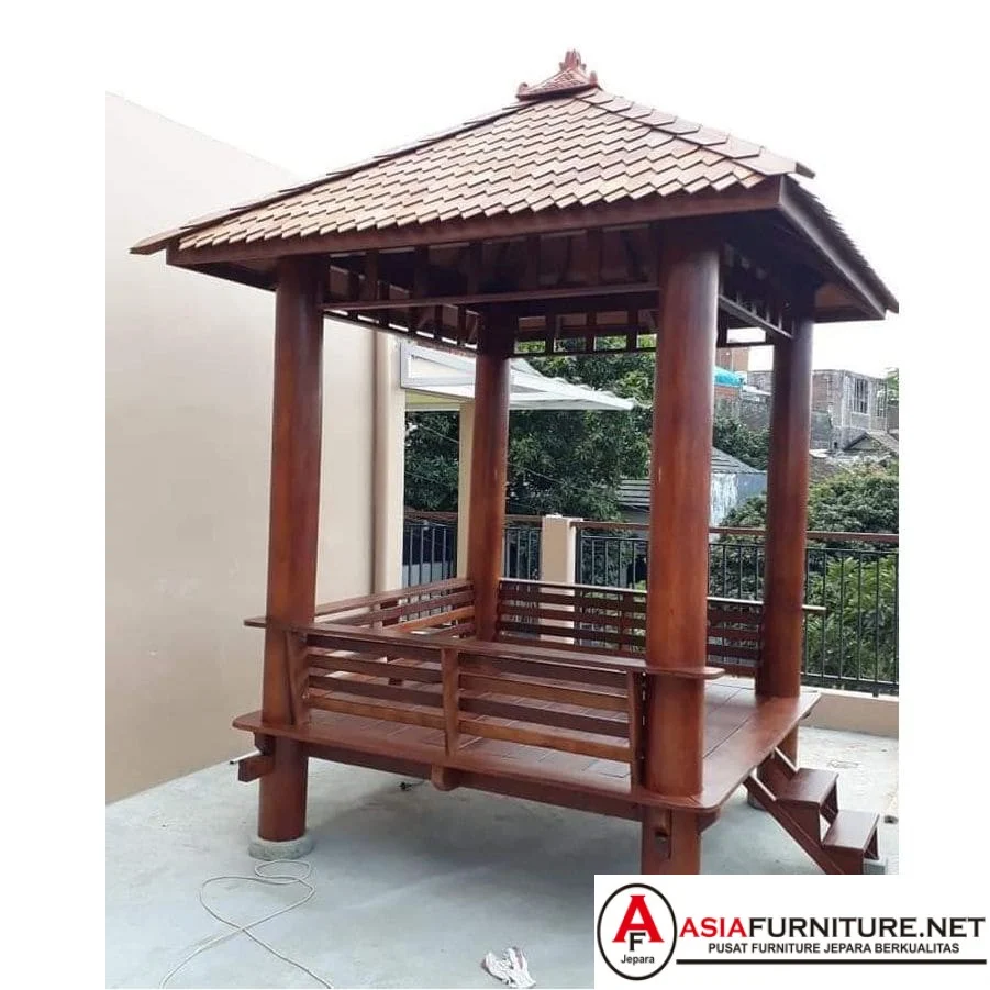Gazebo Minimalis Atap Sirap