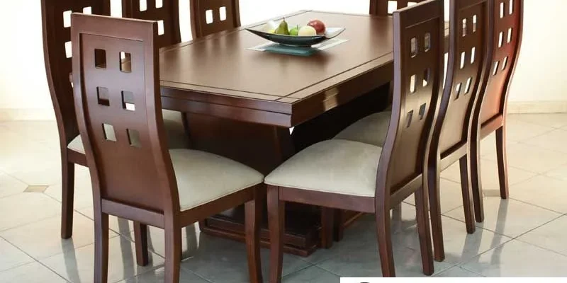 Meja Makan Jati Nefie