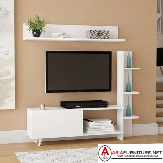 Meja Tv Mahoni Modern