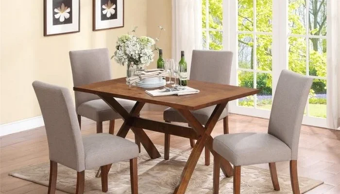 Set Meja Makan Sofa Minimalis