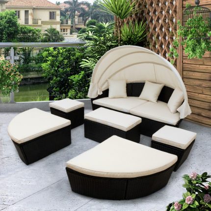 Daybed Synthetic Rattan Model Terbaru