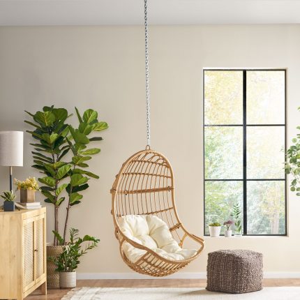 Hanging Chair Natural Rattan Simple