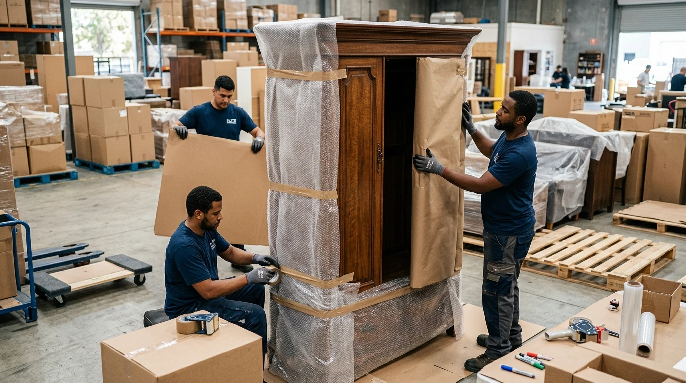 Packing Furniture Jepara Aman